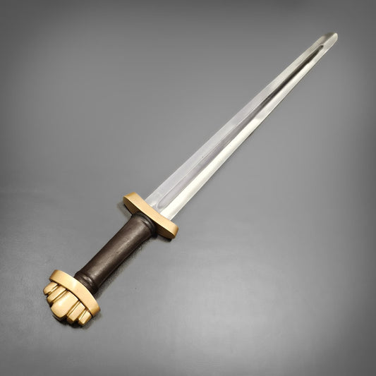 Five Lobe Viking Sword Brass - Trollkors
