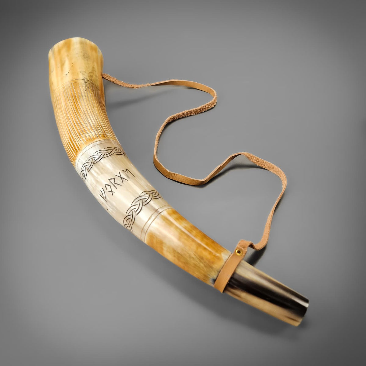 Carved War Horn