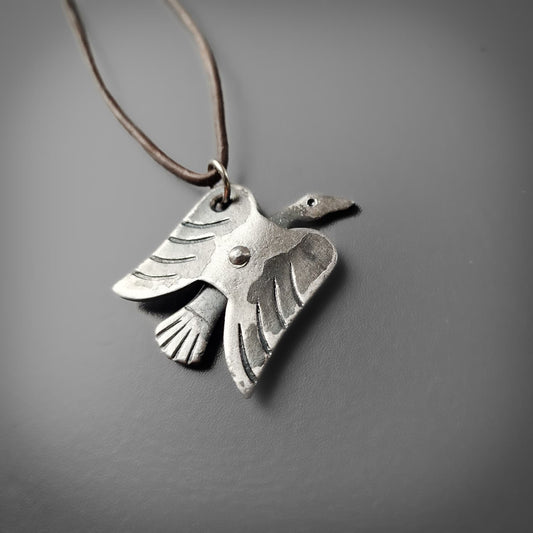 Odin's Raven Forged Pendant