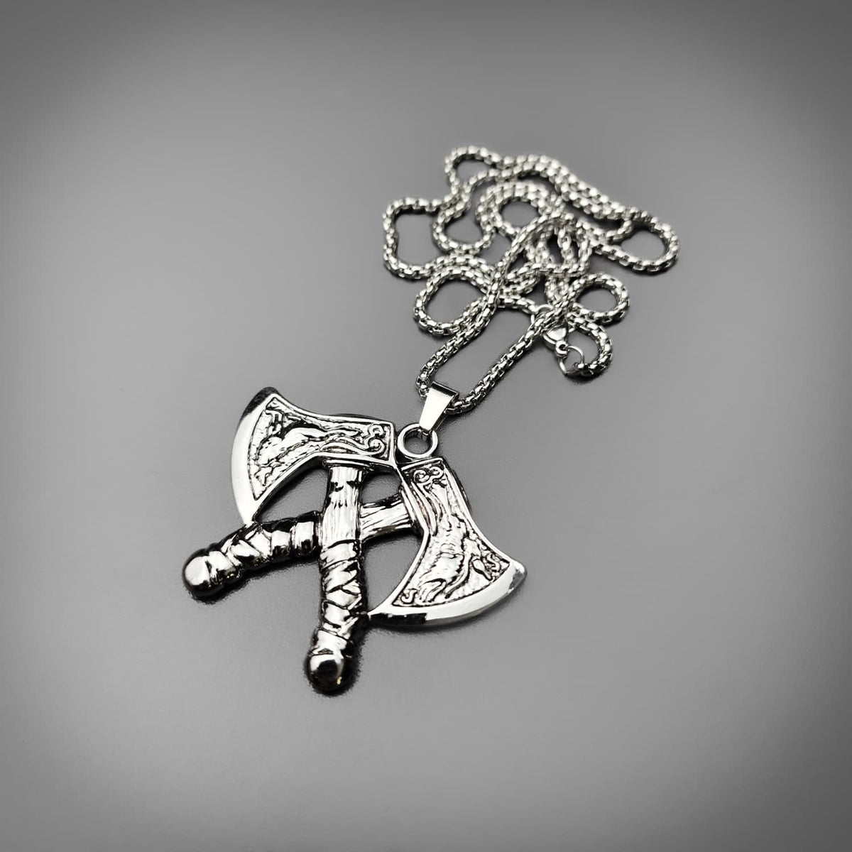 Twin Axe Pendant