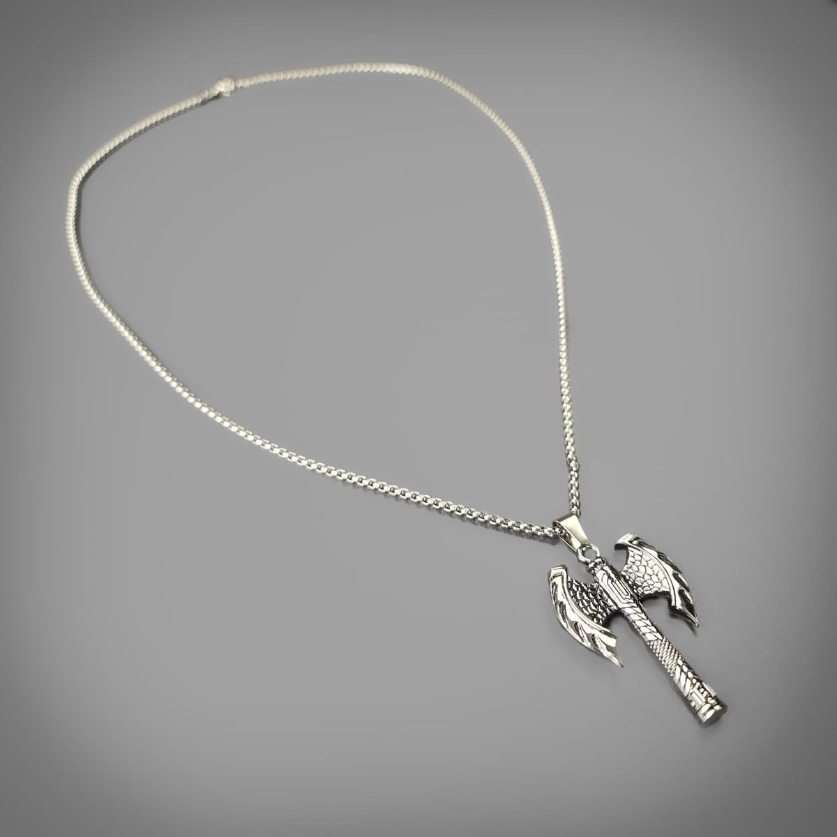 Double Bit Axe Pendant