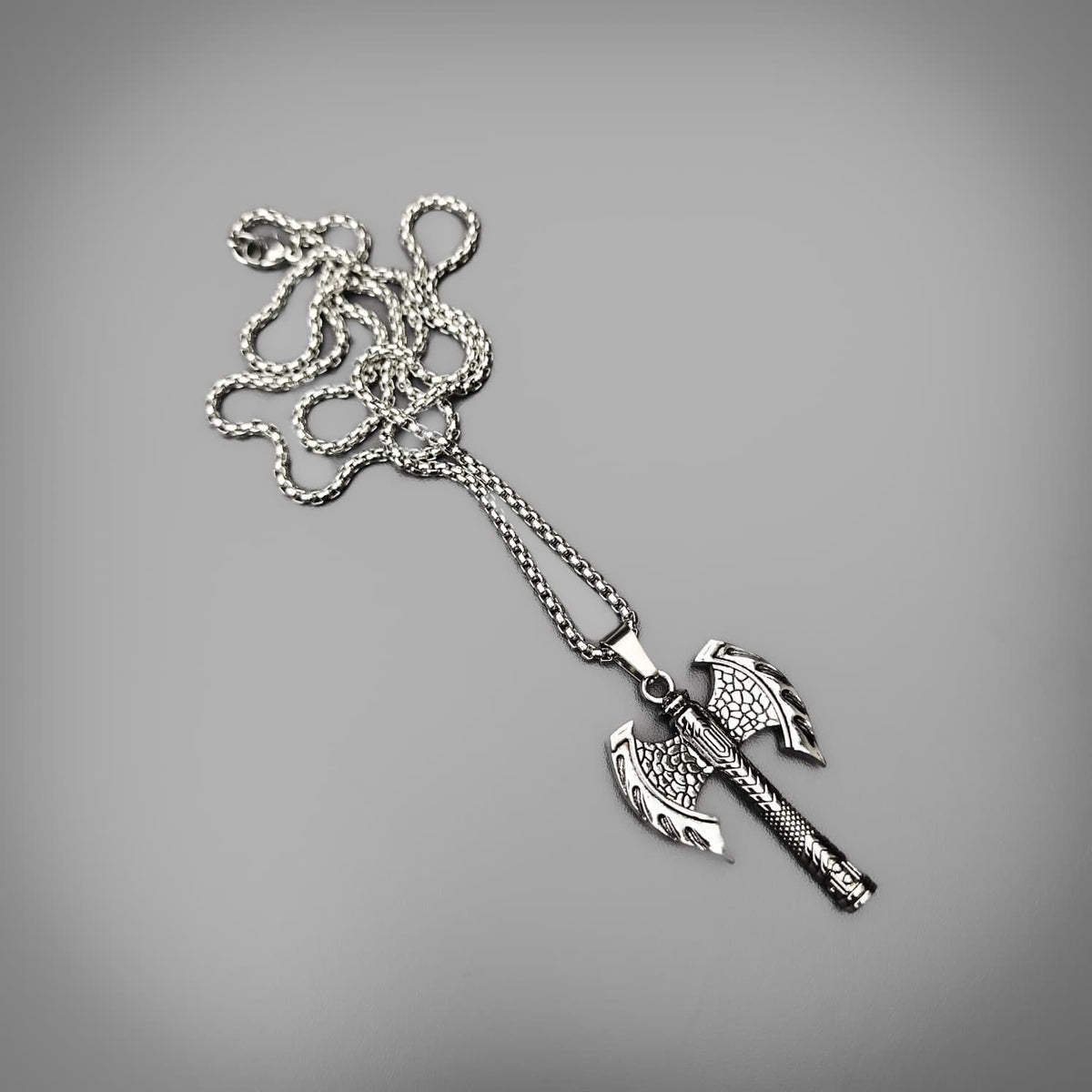 Double Bit Axe Pendant
