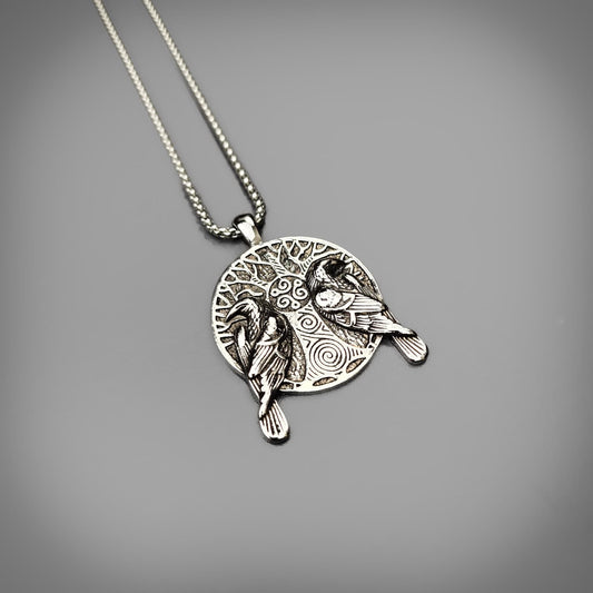 Twin Raven Medallion