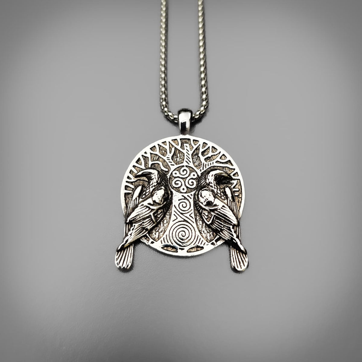 Twin Raven Medallion