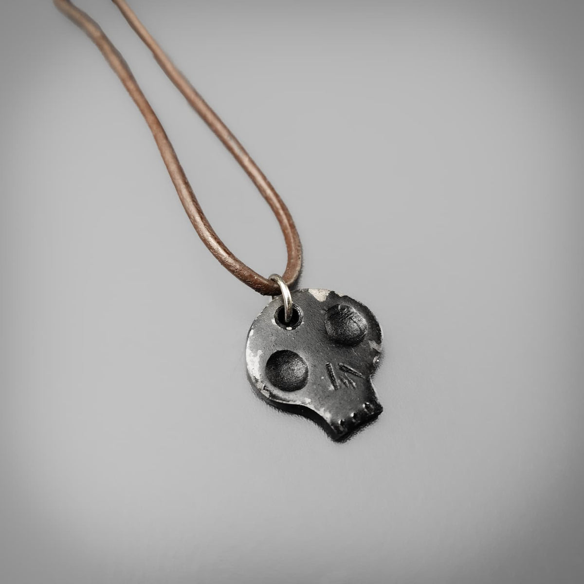 Forged Skull Pendant