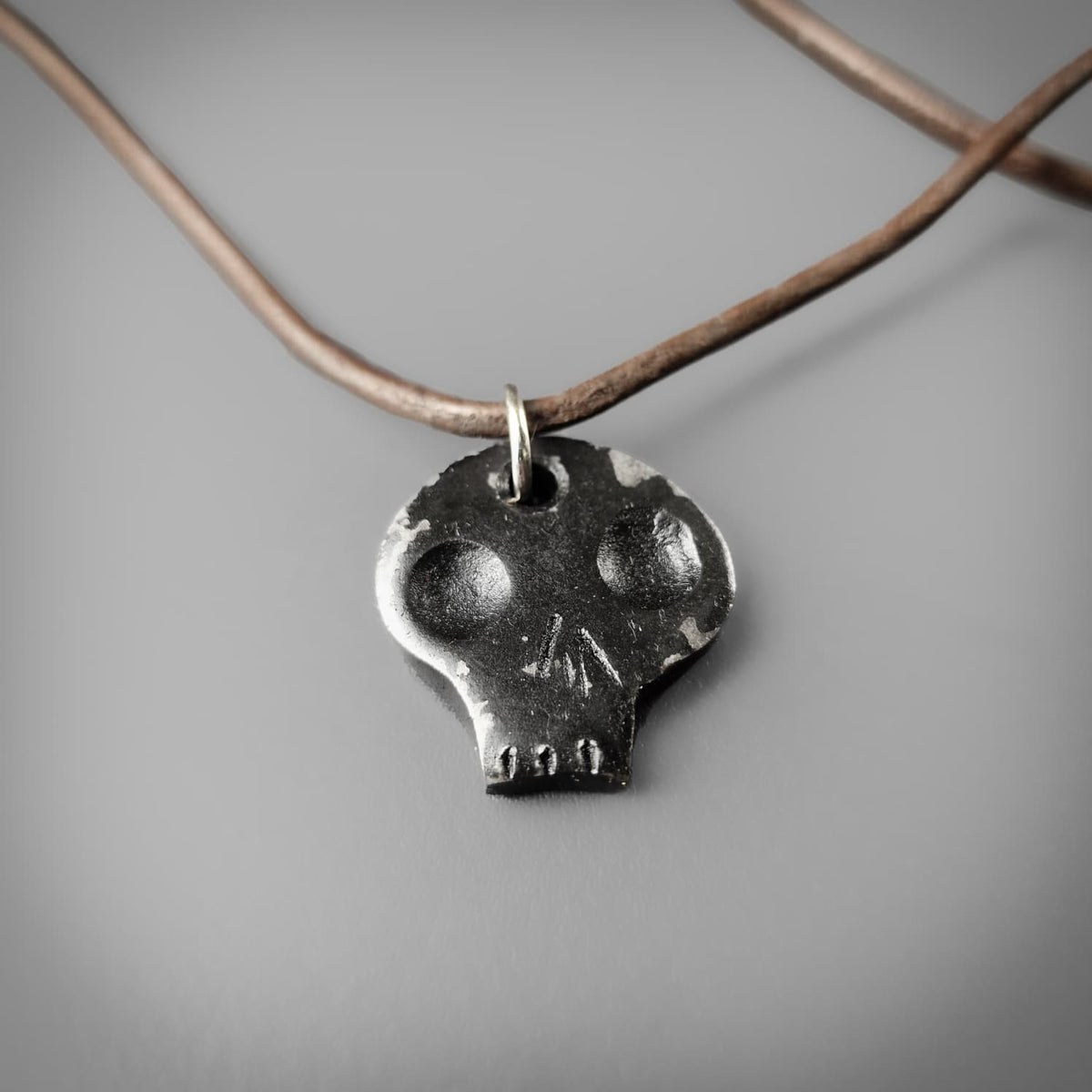 Forged Skull Pendant