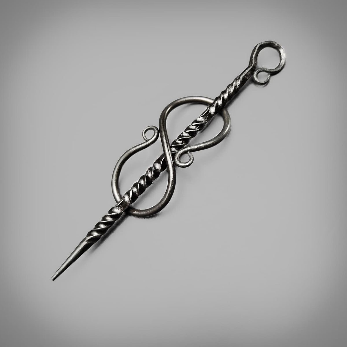 Twisted Forged Hair Pin