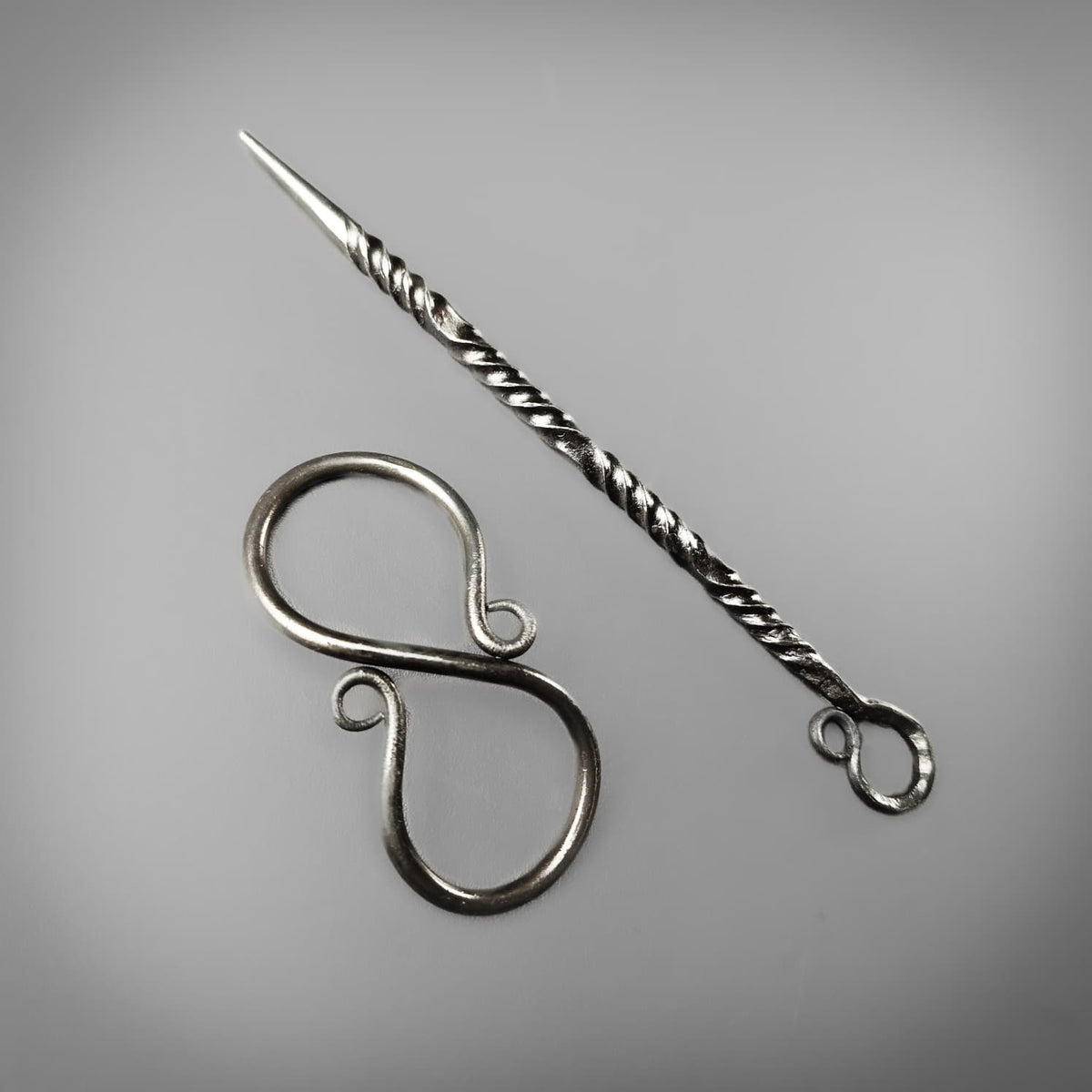 Twisted Forged Hair Pin