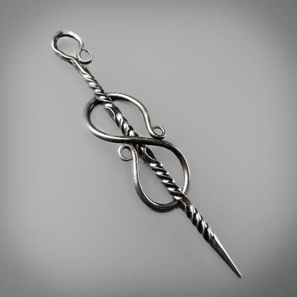 Twisted Forged Hair Pin – Raven Forge