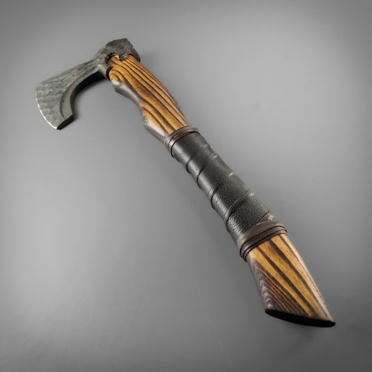 Blackened Bevelled Axe