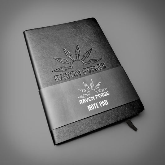 Soft-Touch Embossed Raven Forge Notebook