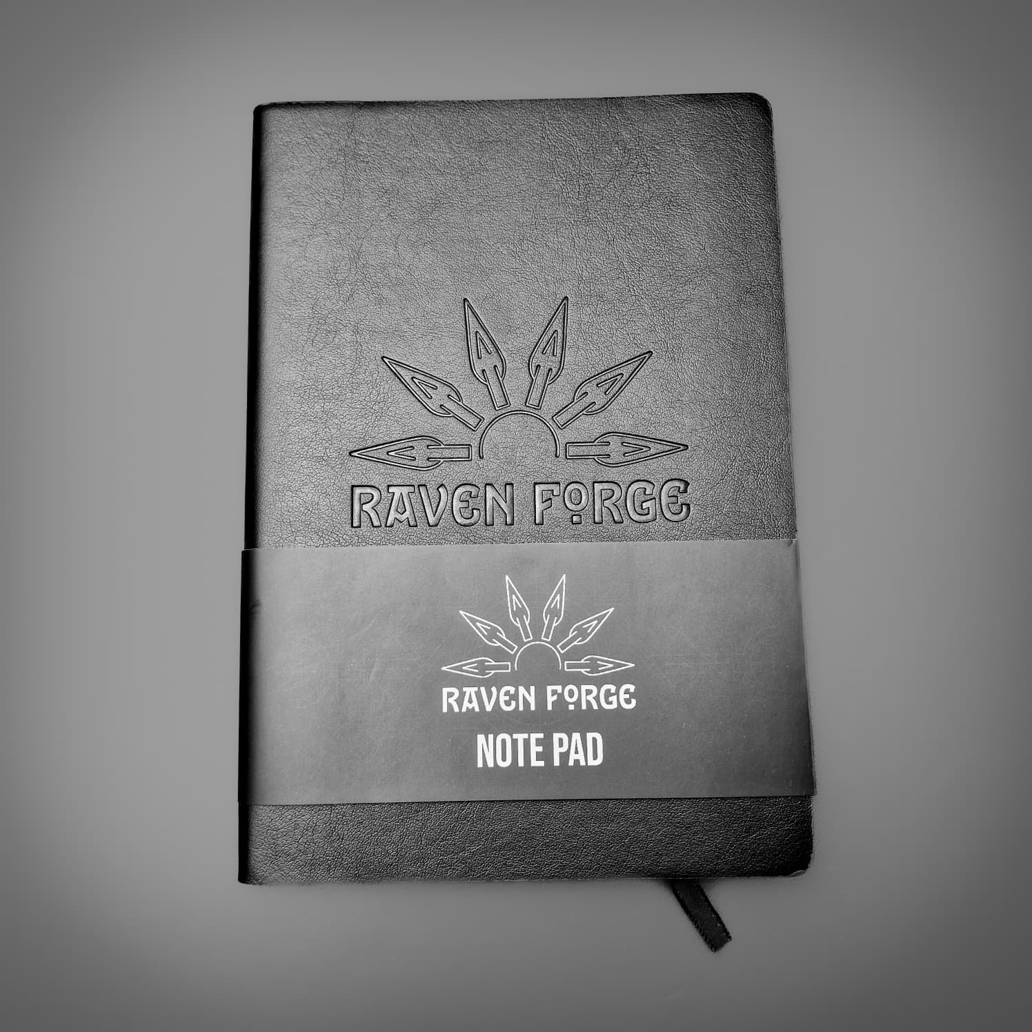 Forge Notebook Soft-Touch Embossed Raven Forge Notebook