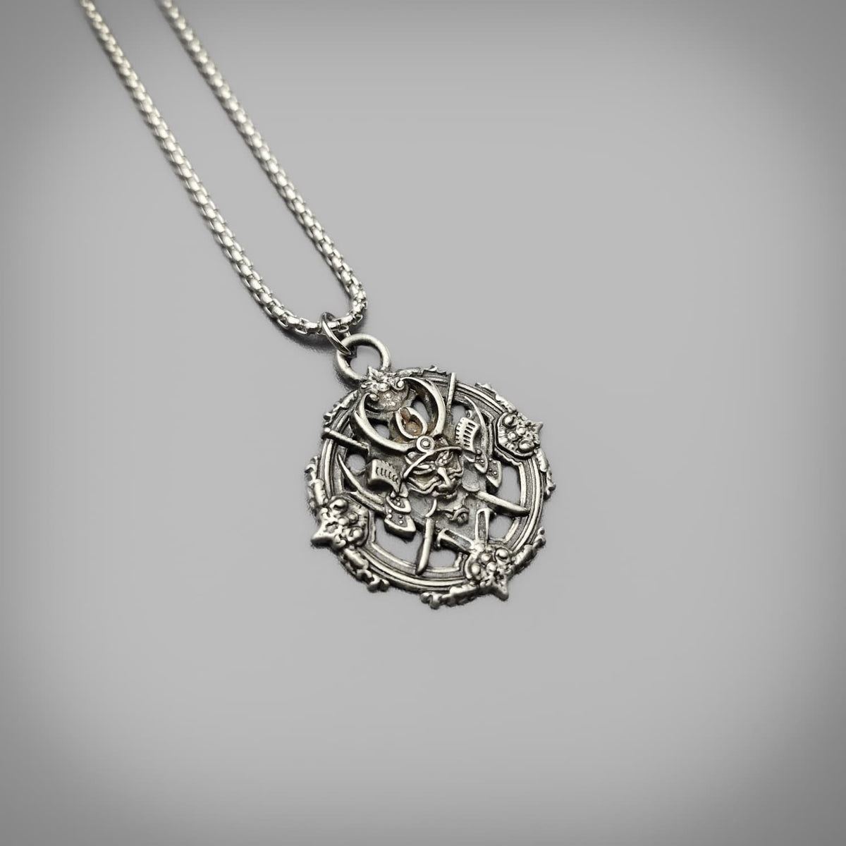 Samurai Demon Pendant