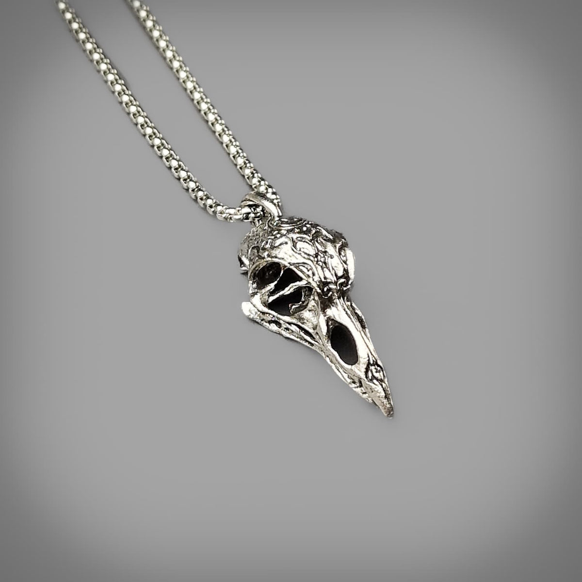 Raven Skull Pendant