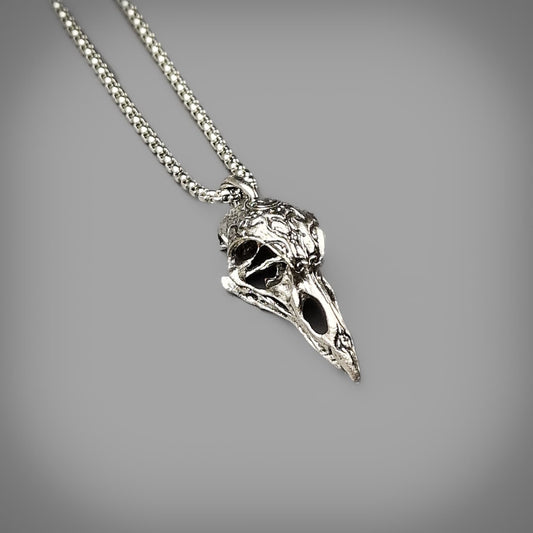 Raven Skull Pendant