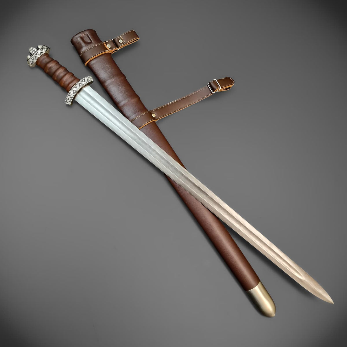 Damascus Viking Sword