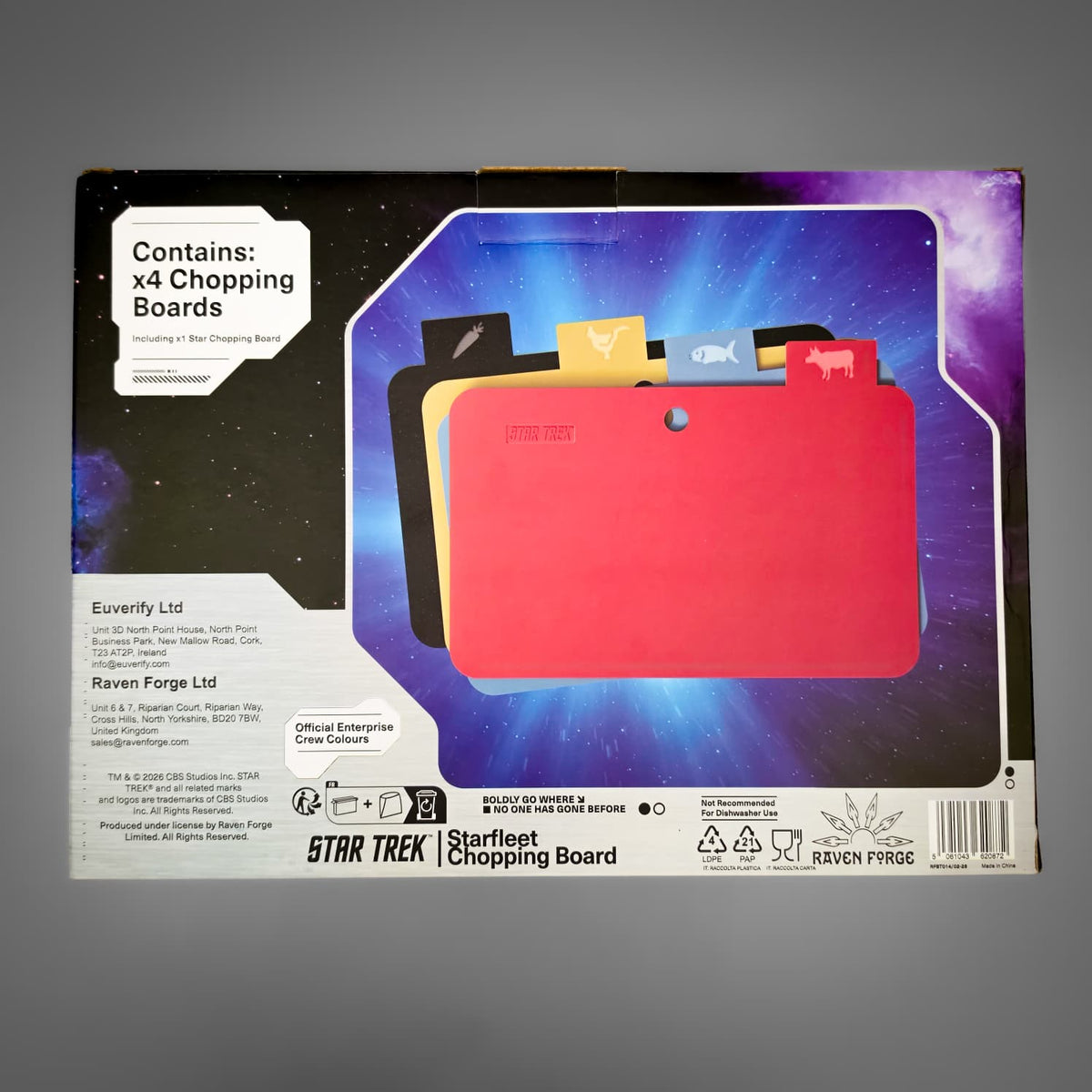 Star Trek™ Starfleet Chopping Board Set
