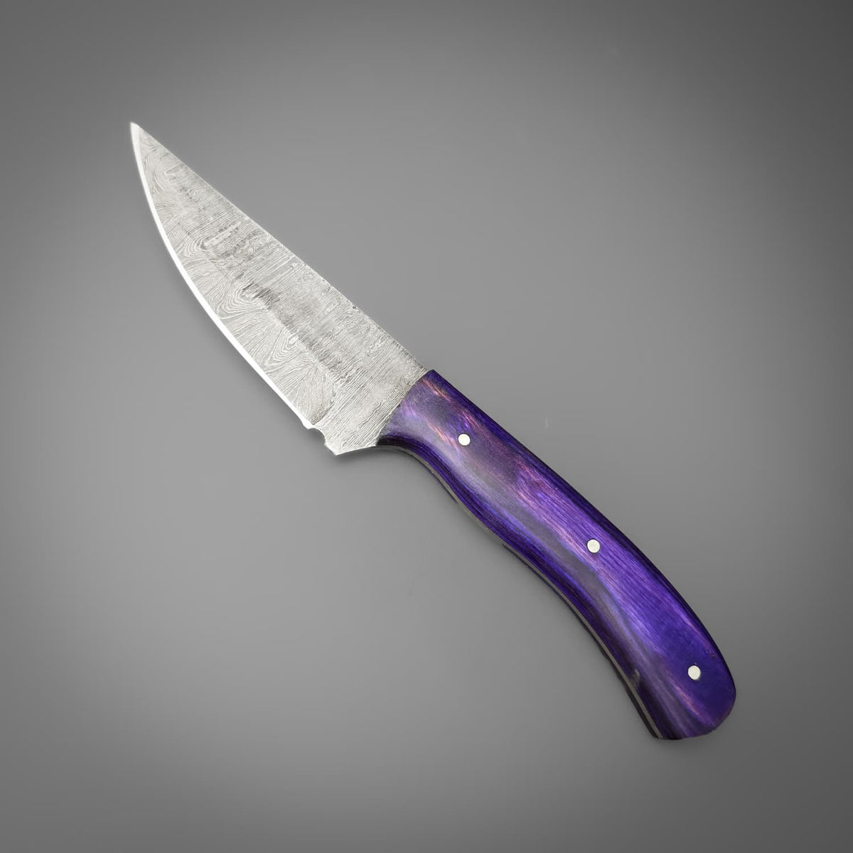 Amethyst Damascus Hunter