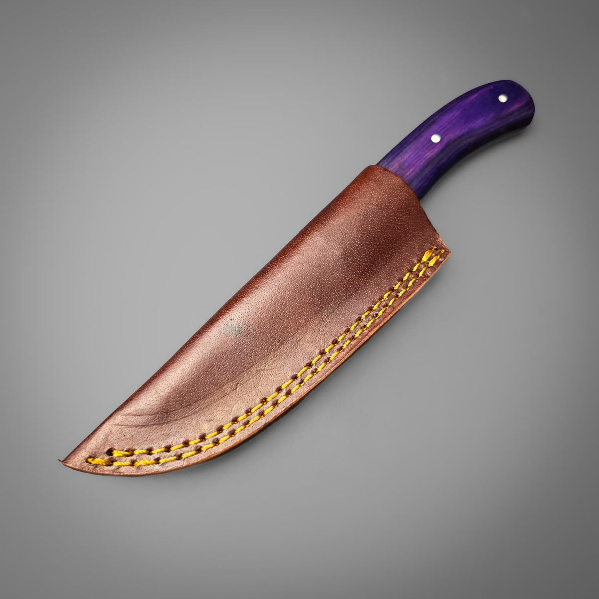 Amethyst Damascus Hunter