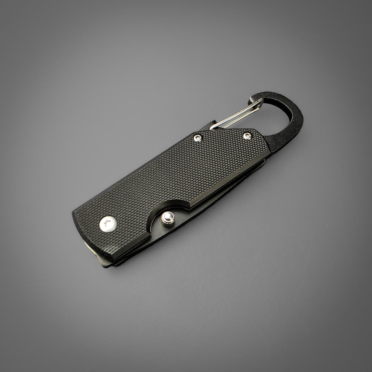 Carabiner Belt Knife - Drop Point