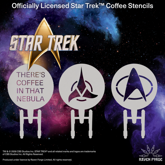 Star Trek Coffee Stencils