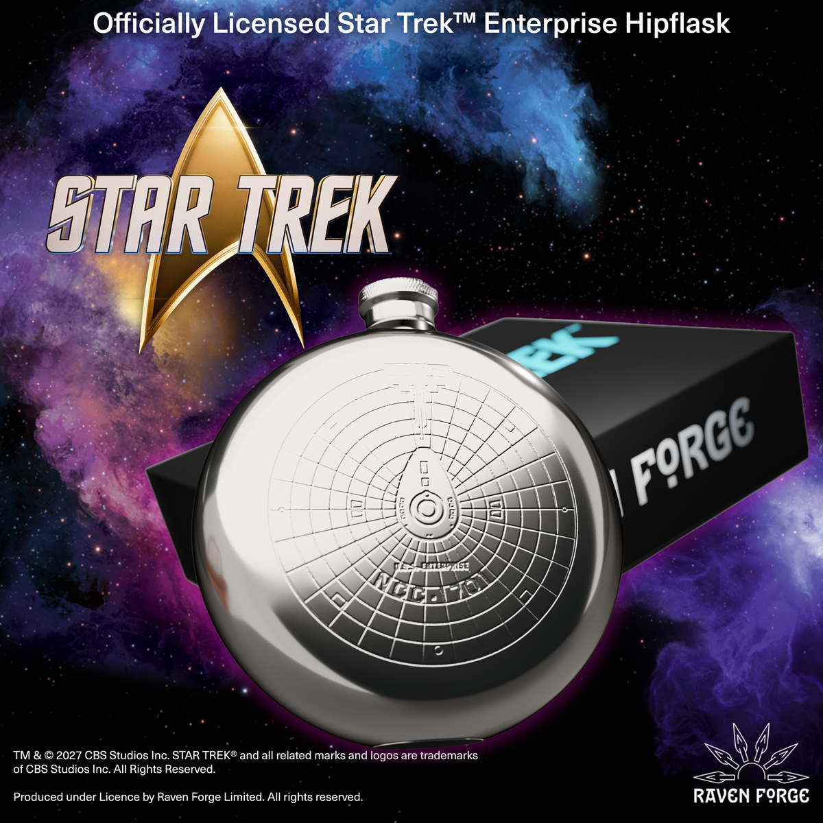 Star Trek Enterprise Hipflask