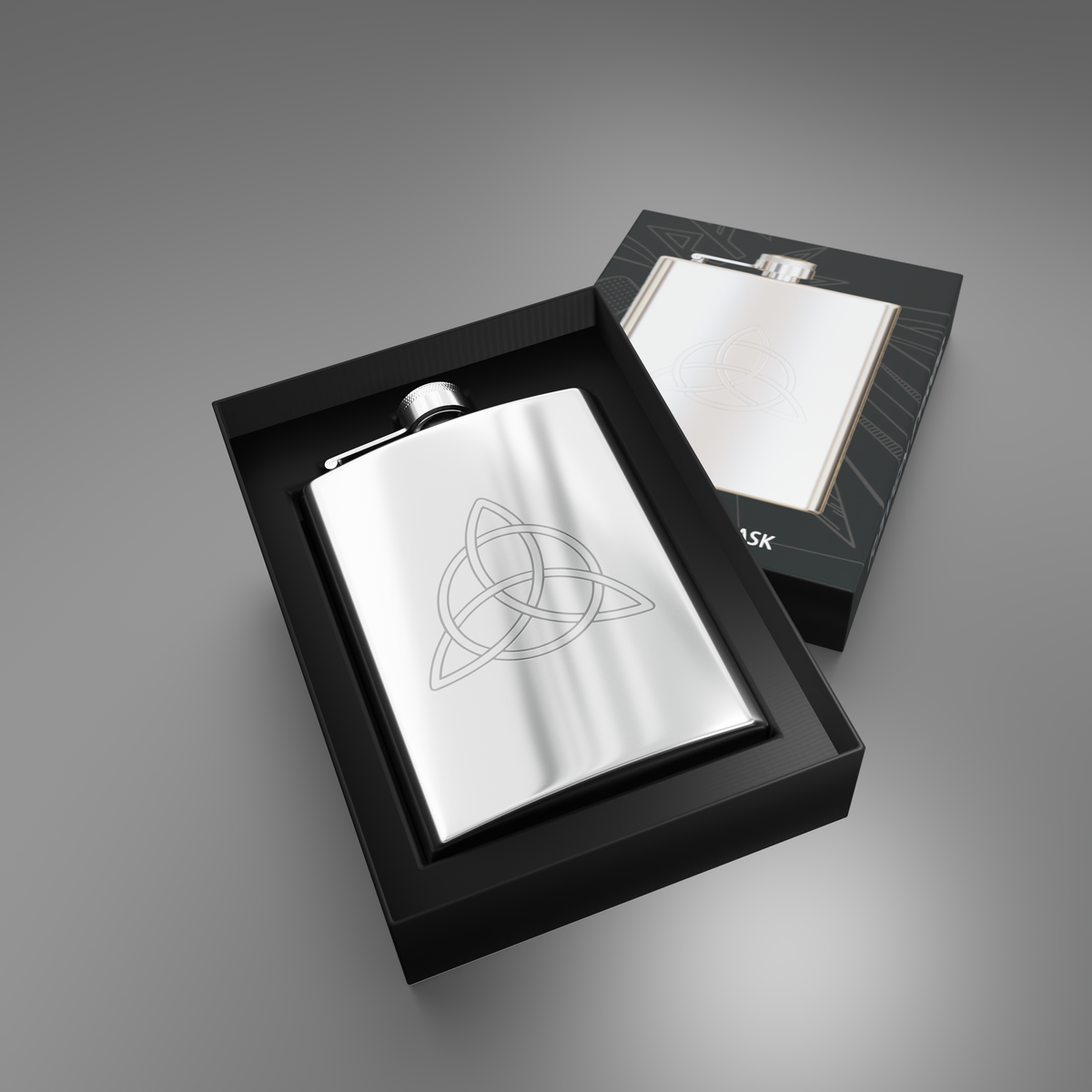 Triquetra Hip Flask