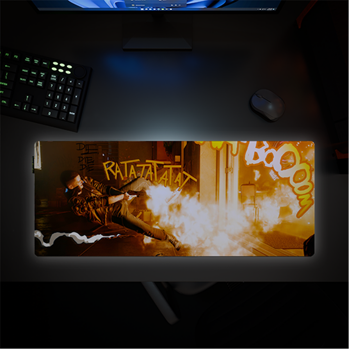 Cyberpunk 2077 Desk Mat - RATATATAT