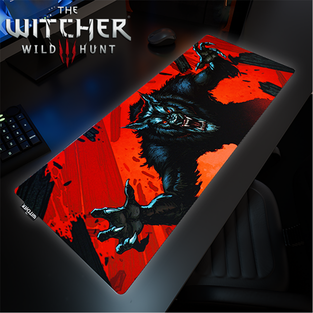 The Witcher Desk Mat - Werewolf