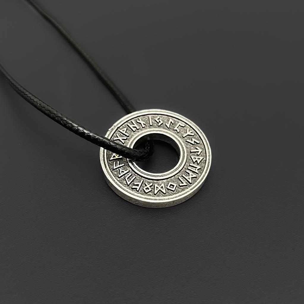 Runed Coin Pendant