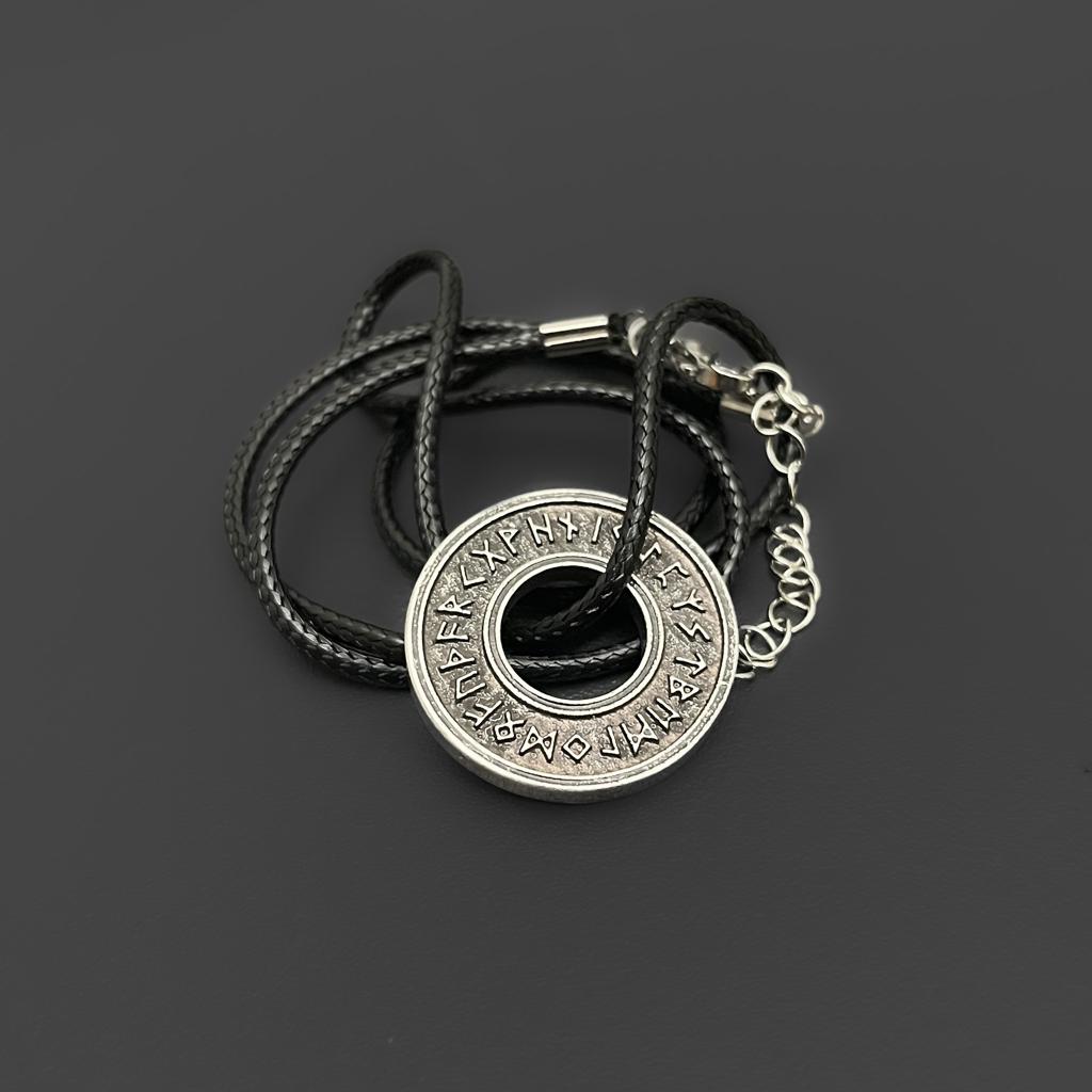 Runed Coin Pendant