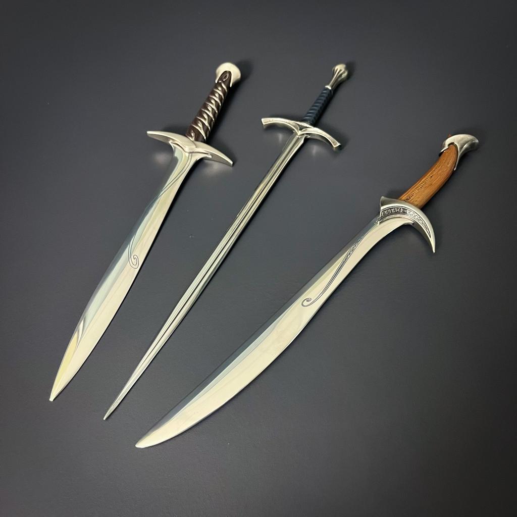 Hobbit - Mini Sword Set (Sting, Glamdring, Orcrist)