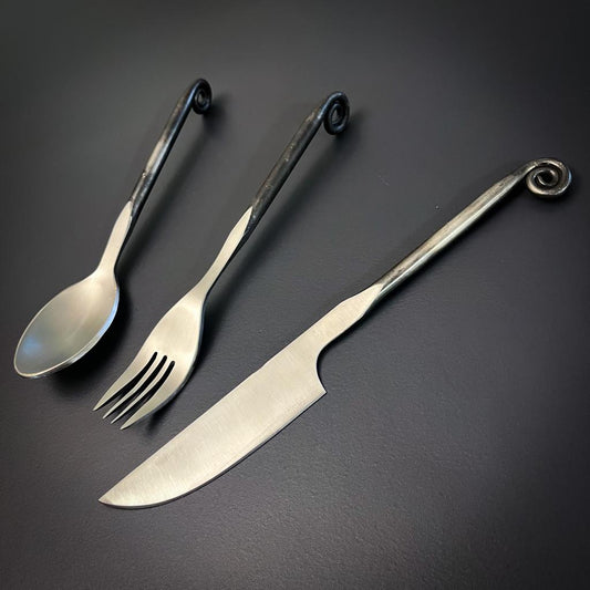 Hand-Forged Cutlery Set