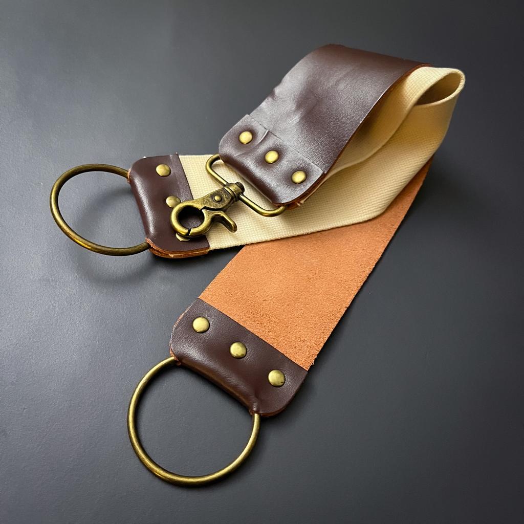 Leather & Cotton Sharpening Strop