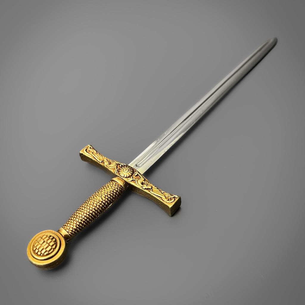Brass Excalibur Mini Sword