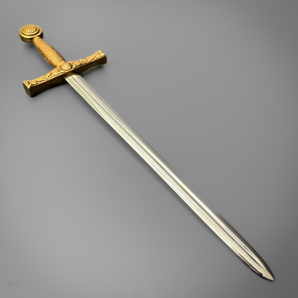 Brass Excalibur Mini Sword