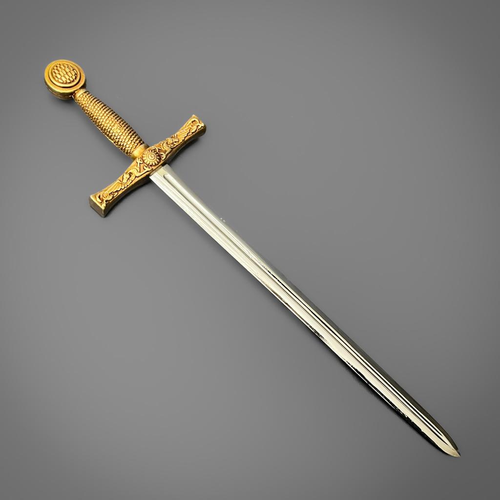 Brass Excalibur Mini Sword
