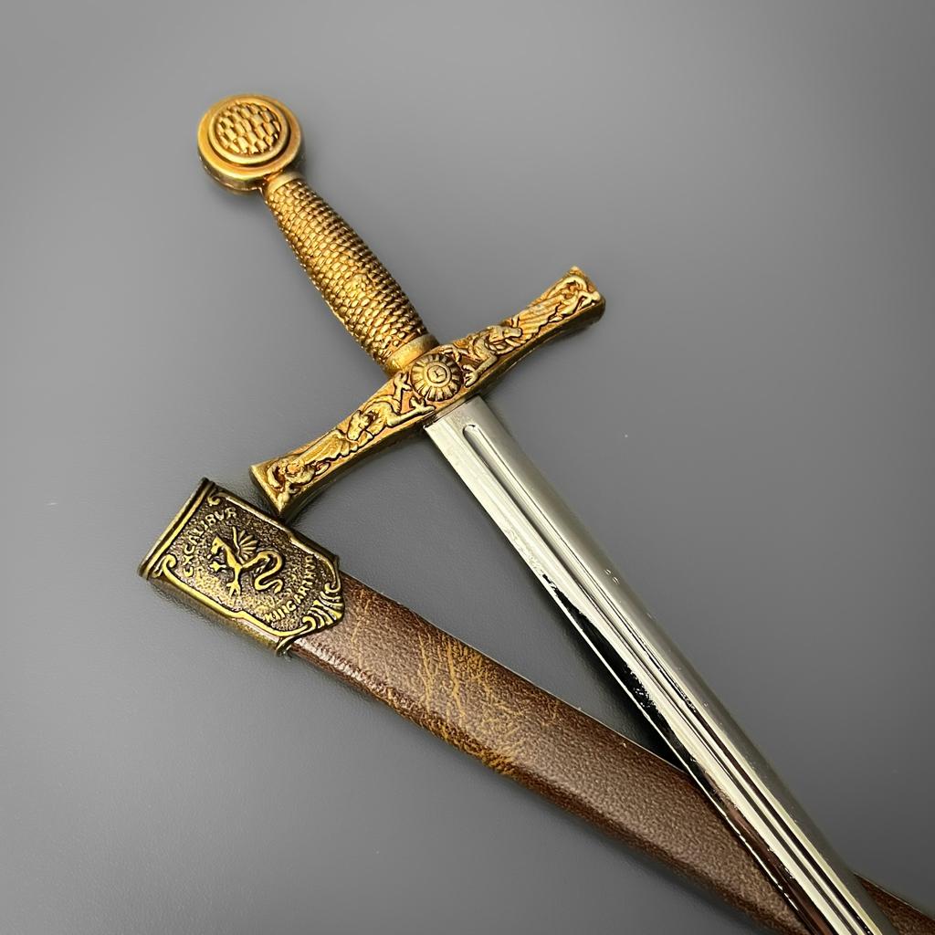Brass Excalibur Mini Sword