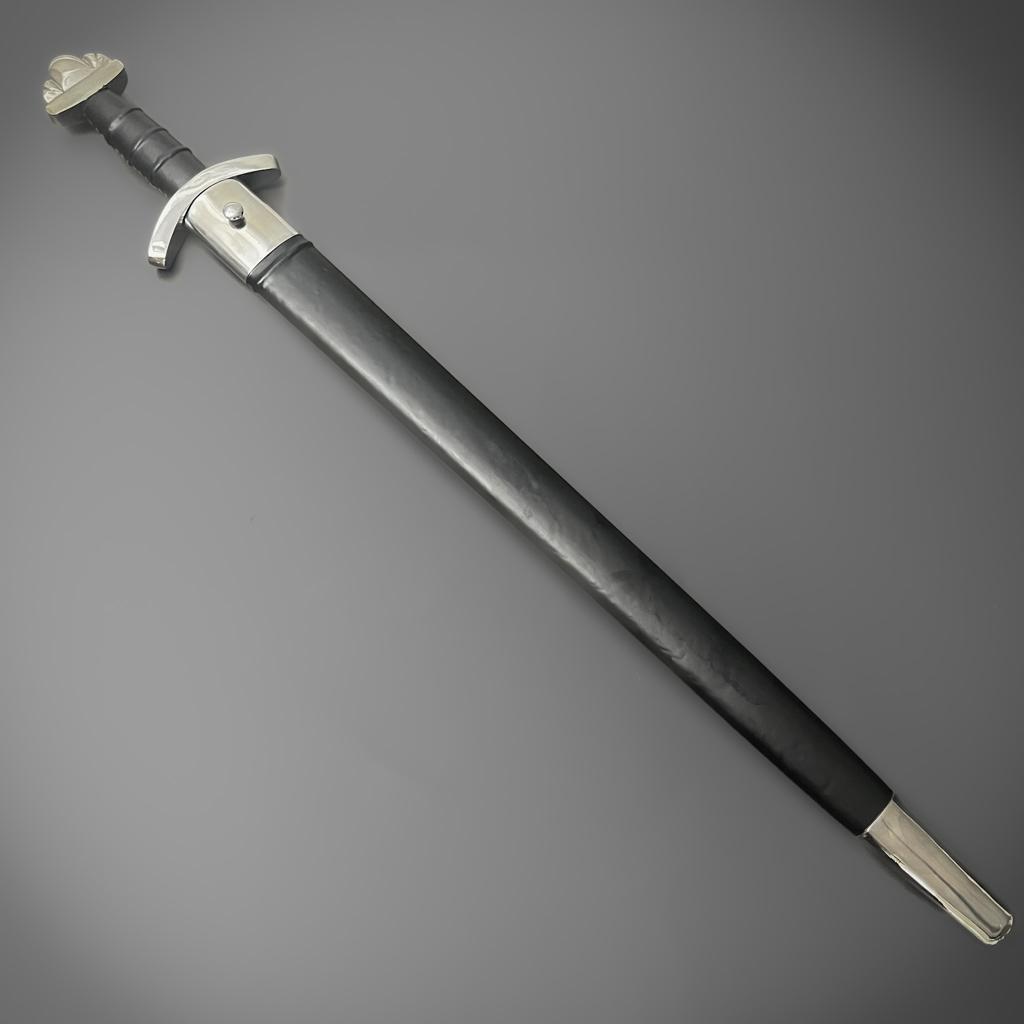 Three Lobe Viking Sword with Scabbard