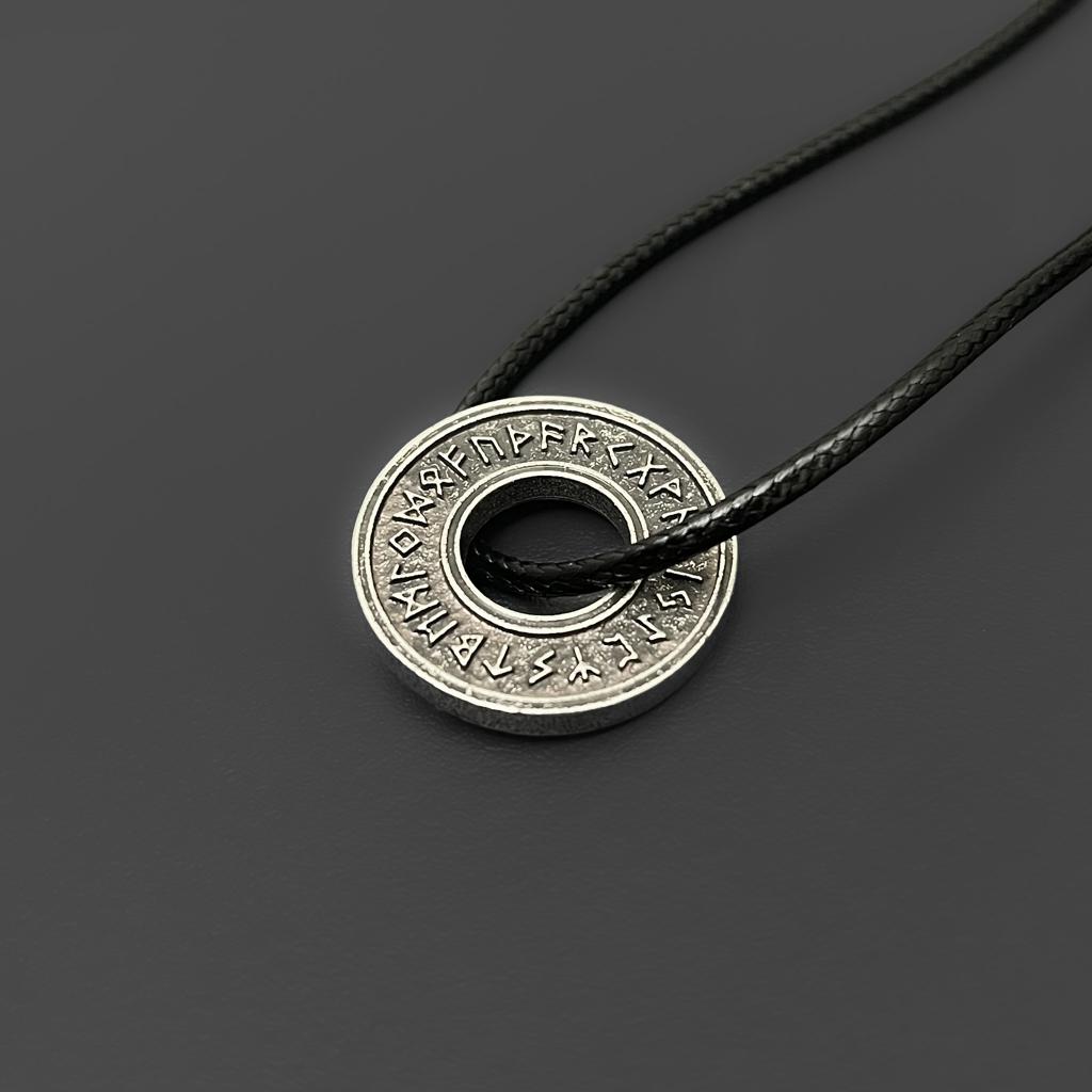 Runed Coin Pendant